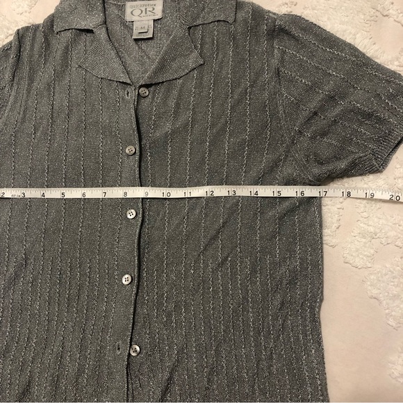 y2k slinky silver lurex top - Picture 4 of 15